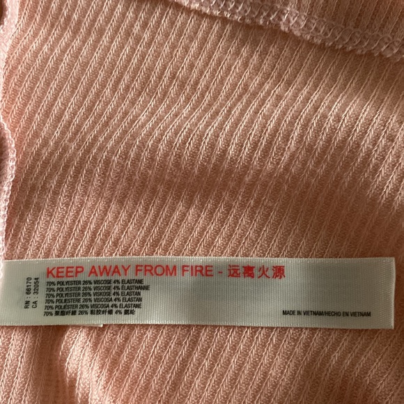 Free People Intimately ribbed lightweight cardigan sweet peach - Picture 9 of 11